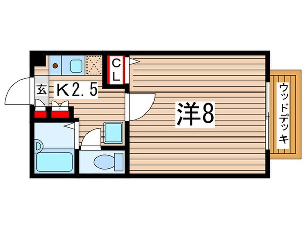 ベルドミ－ルサクラギの物件間取画像